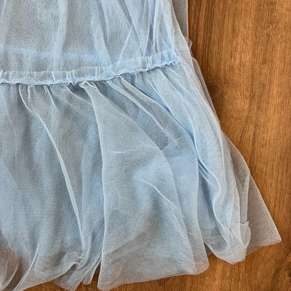 NEW Free People Smock About it Tulle Slip in Blue Sz XS - Picture 12 of 14